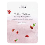 Package of 100% Pure Coffee Caffeine Recovery Hydrogel Mask 1oz