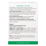 Box of A. Vogel Sinna Sinus Tablets Back