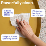 Attitude Disinfectant Wipes Cleaning Information