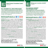 Bell Blood Pressure Formulation Combo™ Package Back