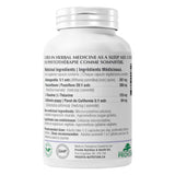 Back of Bottle of Provita Dream On 60 Veggie Capsules