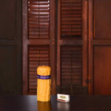 Cheeky Bee Candle Company #02 – Signature Drip Pillar – Gold 2.5″ x 6.0″ Lifestyle
