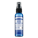 Spray Bottle of Dr. Bronner's Organic Hand Sanitizer Peppermint 2oz