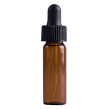 Earth'sAromatique AmberGlassBottle with DropperTop 5/8oz/18.48ml