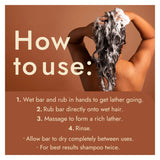 Good Juju Dry / Curly Hair Shampoo Bar Use