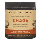 Jar of Harmonic Arts Chaga Powder 45 Grams