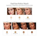 JaneIredale HydroPure TintedSerum Chart