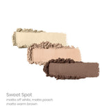 Swatch of Jane Iredale PurePressed Eyeshadow Trio Sweet Spot