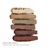 Swatch of JaneIredale Purepressed EyeShadowPalette NaturallyGlam