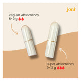 Joni Non-Applicator Tampons Regular Information