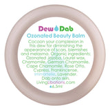 Jar of Living Libations DewDab - Ozonated Beauty Balm 6.5mL