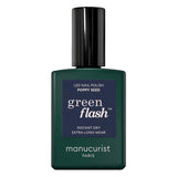 Bottle of Manucurist Semi-Permanent LED Green Flash - Poppy Seed 15mL