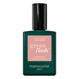 Bottle of Manucurist Semi-Permanent LED Green Flash - Shell Beige 15mL