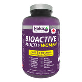 Bottle of Naka BioActiveMultiForWomen 120VeggieCaps