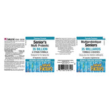 Natural Factors Senior's Multi Probiotic 35 Billion Live Probiotic Cultures Label