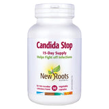 Bottle of New Roots Candida Stop 90 Vegetable Capsules