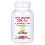 Bottle of New Roots Ultra B Complex 50 mg 180 Vegetable Capsules