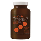 Bottle of NutraSea DHA (Squid) High DHA Omega-3 Liquid Gels (Fresh Mint) 60 Softgels