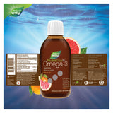 NutraSea HP+D High EPA Omega-3, Grapefruit Tangerine 200ml Information