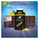 NutraSea Omega-3 Liquid Gels (Zesty Lemon) 240 Softgels Information