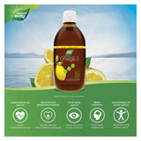 NutraSea Omega-3 Liquid (Zesty Lemon) - 500 mL Benefits