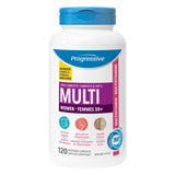 Bottle of Progressive Multi For Women 50+ New Reformulated 120 Vegetable Capsules