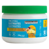 Tub of Organika Electrolytes Pineapple Passion 60 Servings 210g Powder