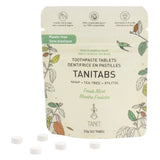 TANIT Tanitabs Toothpaste Tablets Compostable Pouch - Fresh Mint 22g (62Tabs)