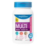 Bottle of Progressive Multi For Women 50+ New Reformulated 60 Vegetable Capsules