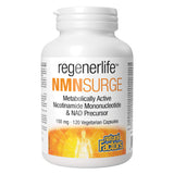 Bottle Natural Factors Regenerlife NMN Surge 150mg 120 Vegetarian Capsules