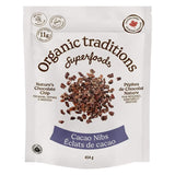 Package of Organic Traditions Cacao Nibs 454g