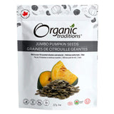 Bag of Organic Traditions Jumbo Pumpkin Seeds 227g