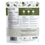 Package Back of Organic Traditions Maca X-6 Powder