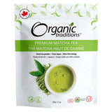 Package of Organic Traditions Premium Matcha Tea 100g