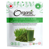 Package of Organic Traditions Super 5 Grass Juice Blend 150g