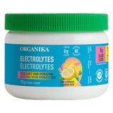 Tub of Organika Electrolytes Pink Lemonade 60 Servings 210g Powder