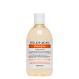 Bottle of Phillip Adam Apple Cider Vinegar Shampoo - Orange Vanilla 355mL