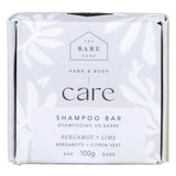 The Bare Home Shampoo Bar Bergamot + Lime Box
