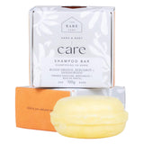 Package & Bar of The Bare Home Shampoo Bar Blood Orange, Bergamot + Sandalwood