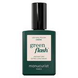 Bottle of The Manicurist Semi-Permanent LED Green Flash - Creme 15mL
