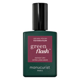 Bottle of The Manicurist Semi-Permanent LED Green Flash - Victoria Plum 15mL