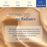 Three Ships Radiance Grape Stem Cell + Squalane Cream Use