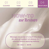 Three Ships Restore Ceramides + Gotu Kola Barrier Repair Cream Use