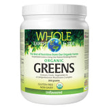 Tub of Whole Earth & Sea Organic Greens Unflavoured 390g