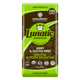 Bar of Zazubean LUNATIC Mint & Cocoa Nibs 85g