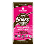 Bar of Zazubean SASSY Pomegranate & Hazelnut 85g