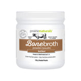 Container of Prairie Naturals Bone Broth Powder Beef 150g