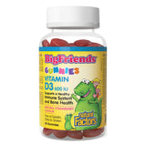 Bottle of Natural Factors Big Friends® Vitamin D3 Gummies 600 IU (Strawberry)