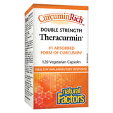 Box of Natural Factors CurcuminRich™ Theracumin (Double Strength) 120 Vegetarian Capsules