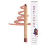 Crayon & Package of Luk Beautifood Lipstick Crayon Fig Brulee